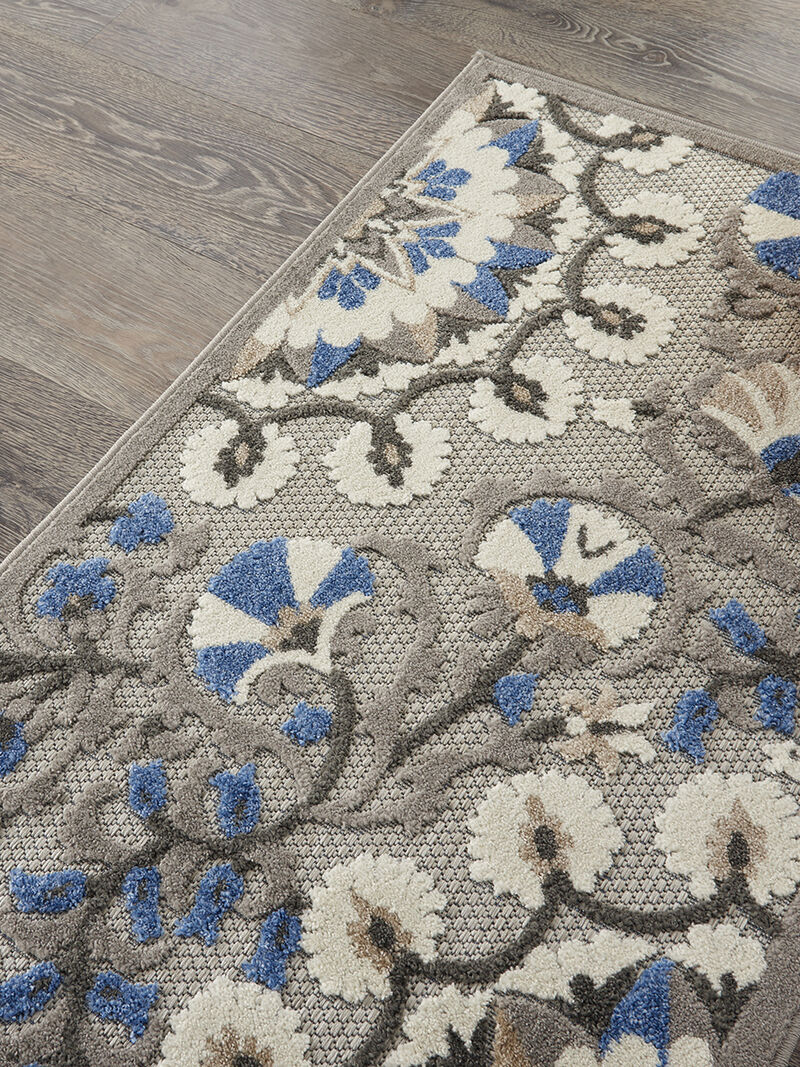 Aloha ALH20 Gray/Multicolor 3'6" x 5'6" Rug