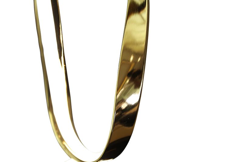 Prague Table Lamp Chrome and Gold Metal Dimmable Integrated LED