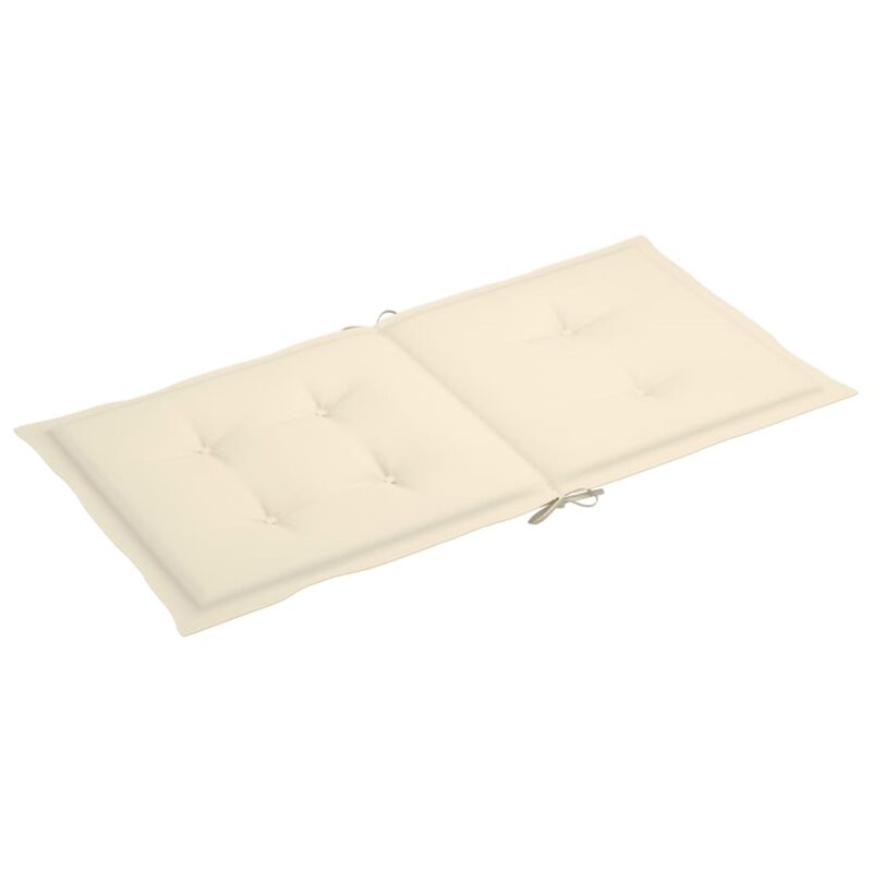 vidaXL Garden Chair Cushions 6 pcs Cream 39.4"x19.7"x1.6"