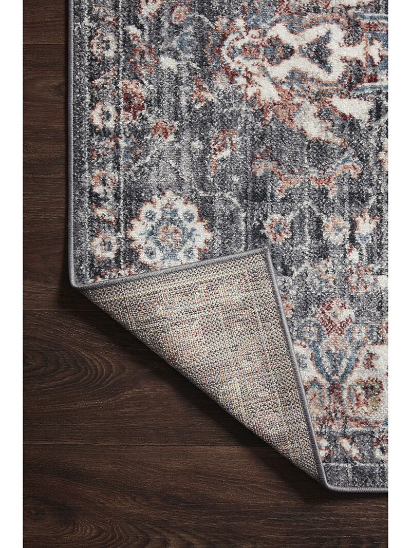 Cassandra CSN03 Charcoal/Rust 3'9" x 5'9" Rug