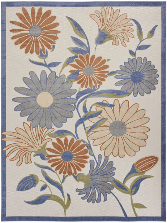 Aloha ALH33 Beige/Multicolor 9' x 12' Rug