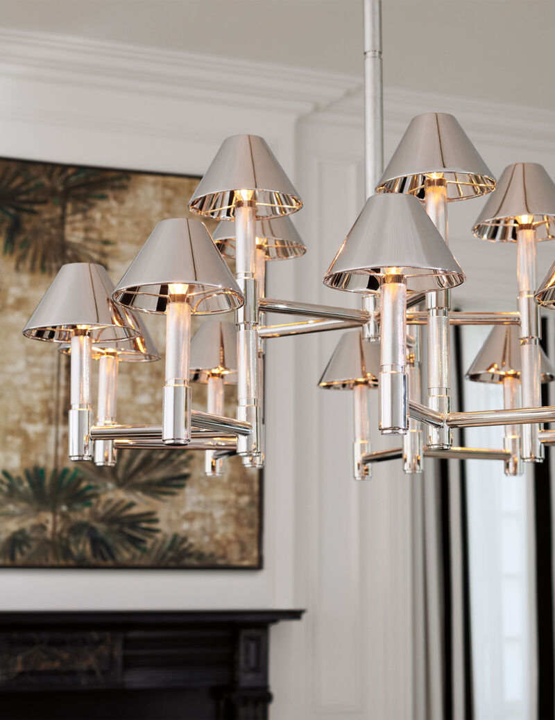 Barrett Lrg Knurled Chandelier