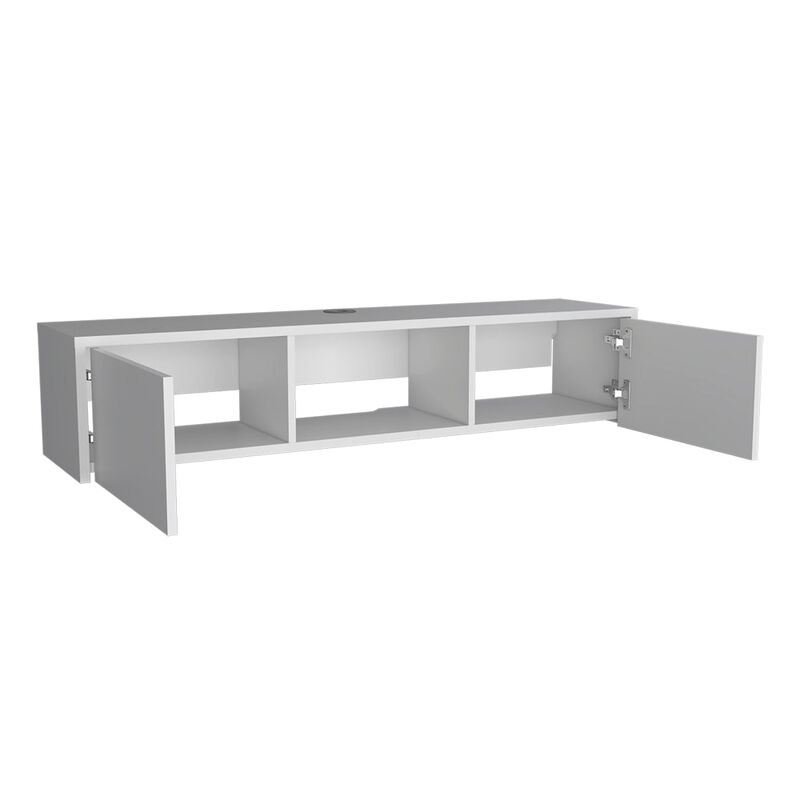 Floating Tv Stand Watson, Living Room, White