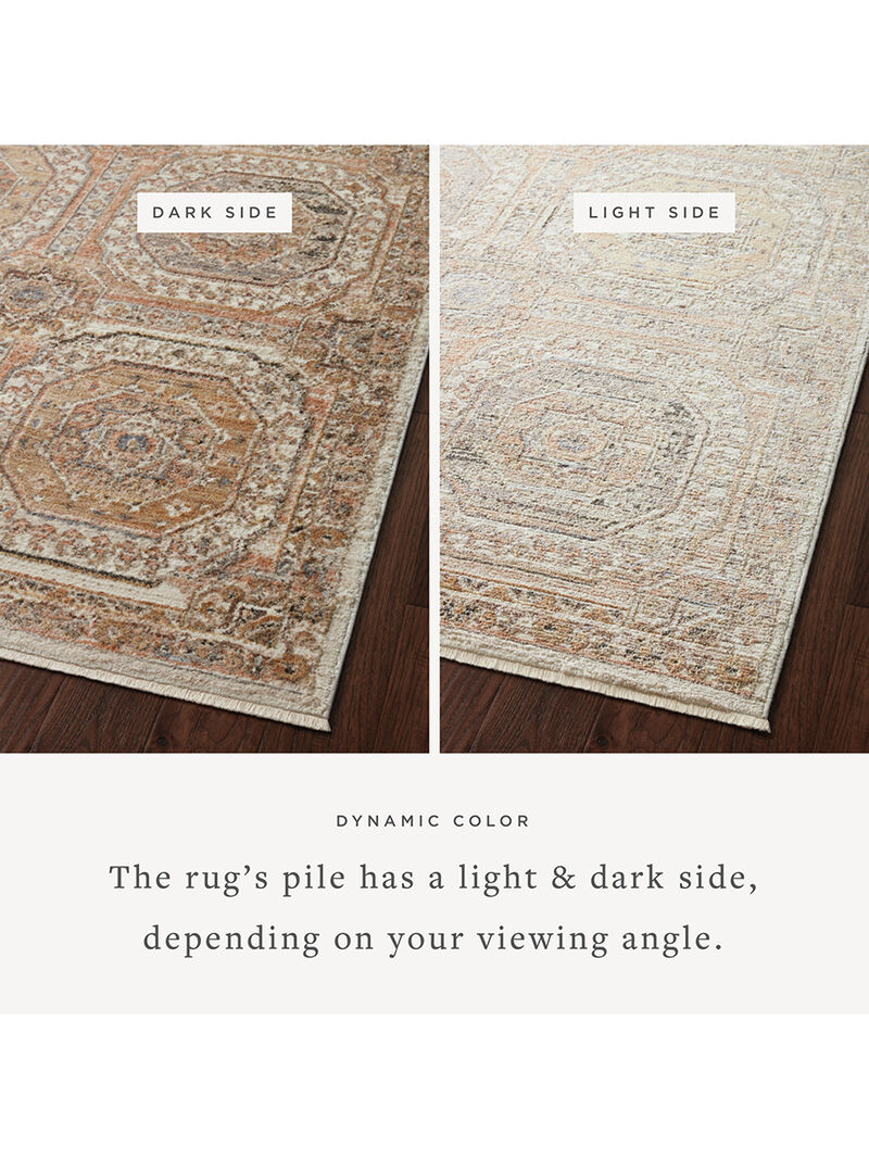 Sonnet SNN06 Apricot/Multi 3'7" x 5'7" Rug
