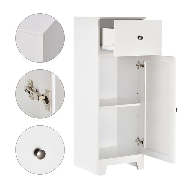 Multi-Purpose Paper Cabinet Side Table and Bathroom Storage Cabinet