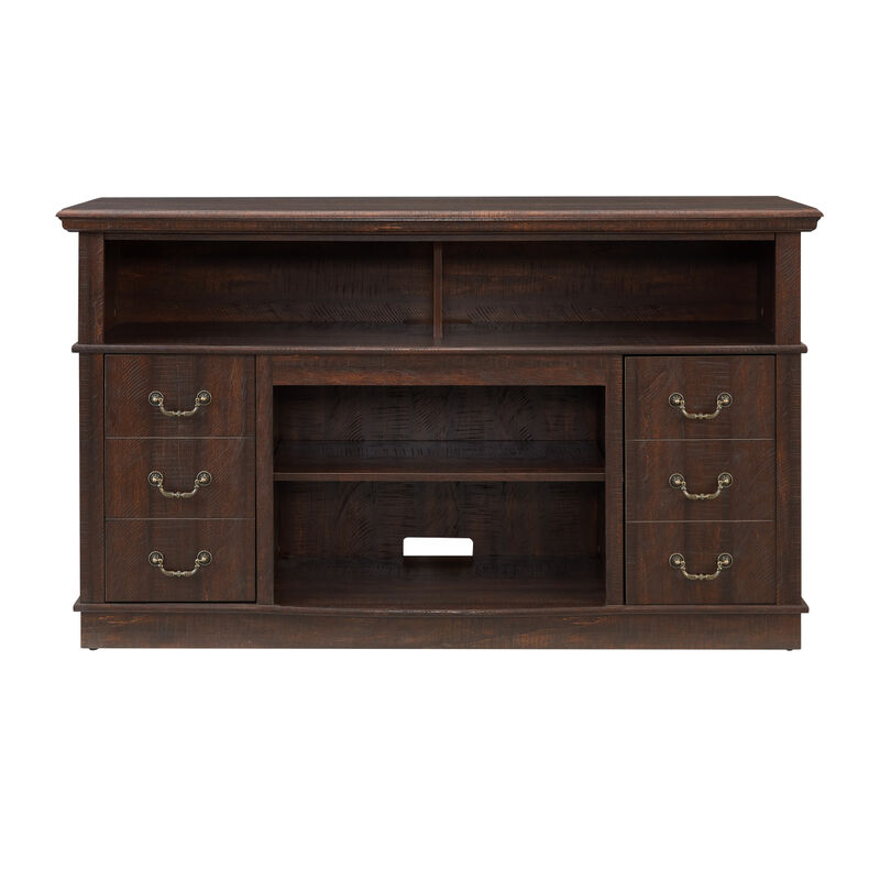 Farmhouse Rustic TV Stand for Up to 65" TV