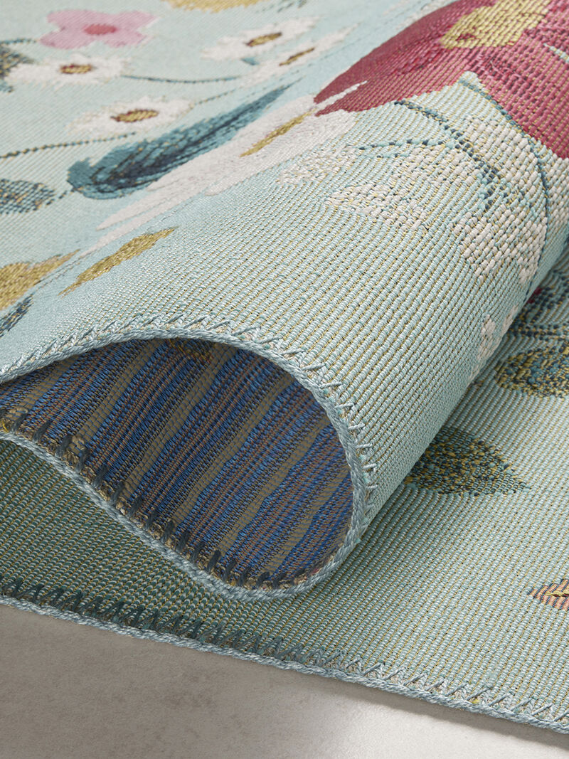 Perennial PRN-02 Mint 5''3" x 7''8" Rug by Rifle Paper Co.