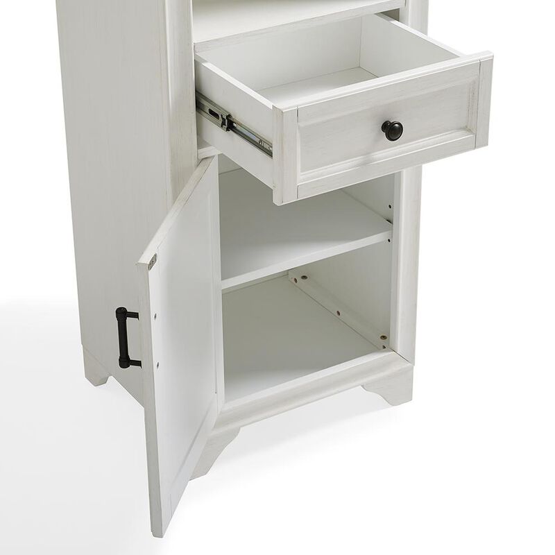 Crosley Furniture Tara Linen Cabinet White