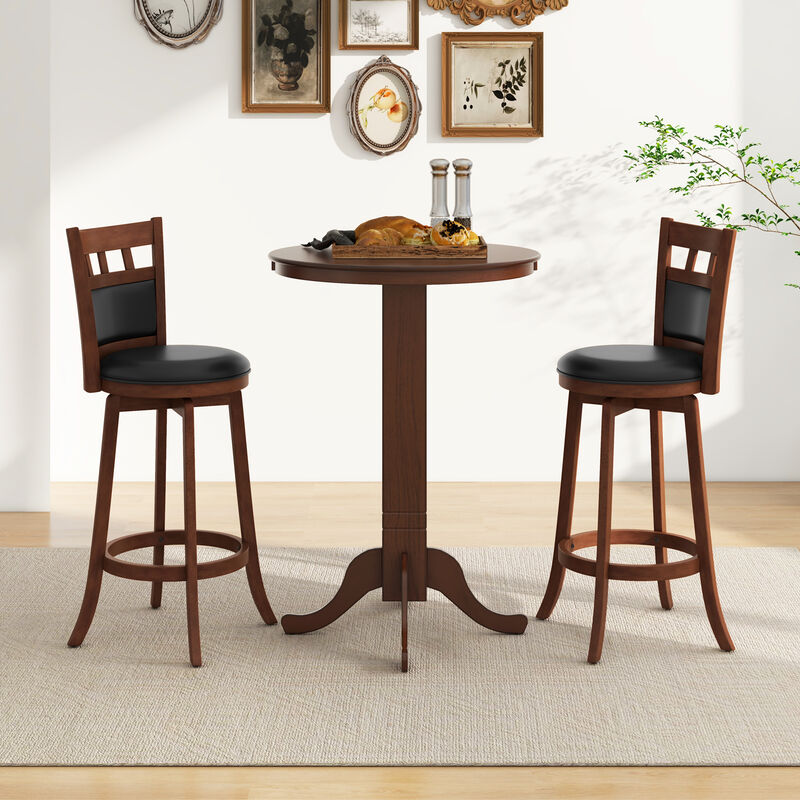 Round Dining Table with Pedestal Base for Elegant and Space-Saving Dining Room Design