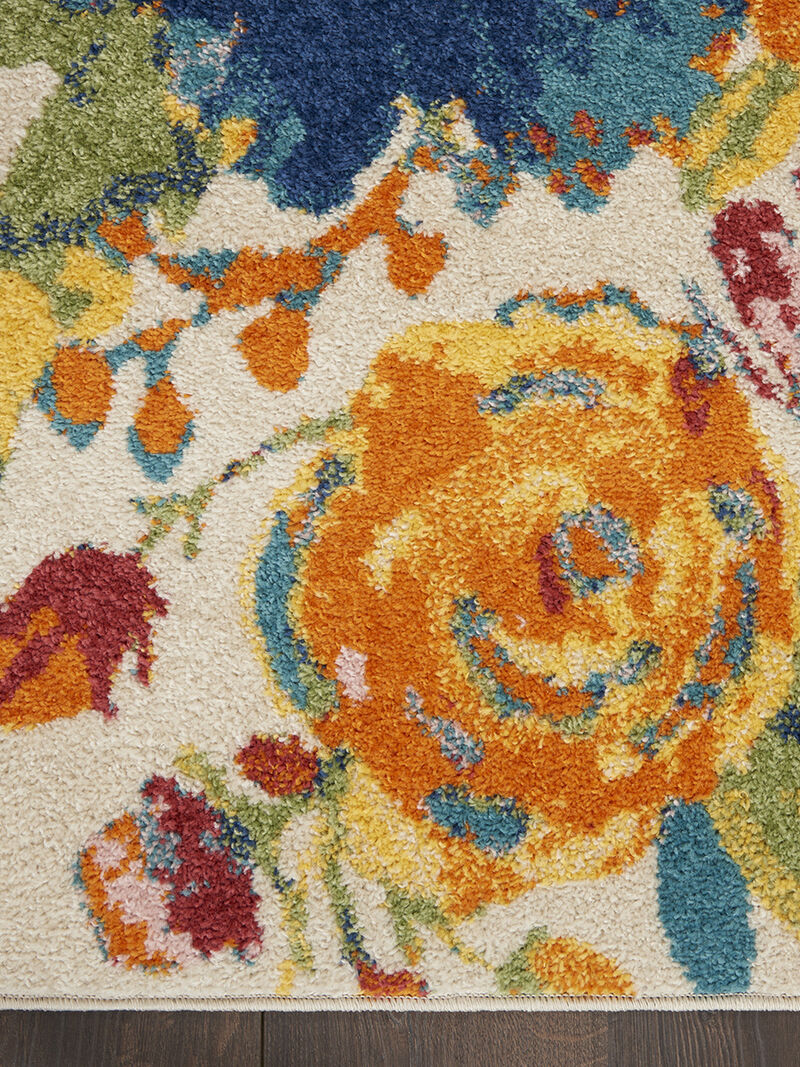 Allur ALR07 Ivory/Multicolor 4' x 6' Rug