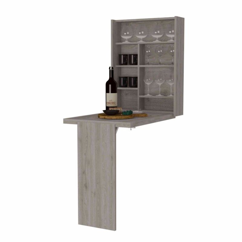 Foldable Table Tacoma, Living Room, Light Gray
