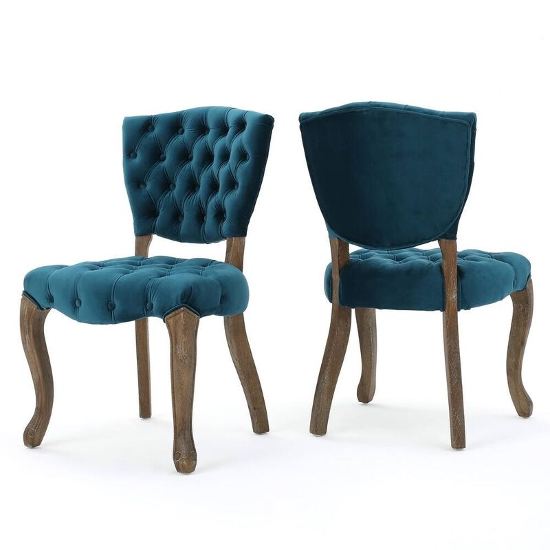 Merax Traditional Style Tufted Dining Chair 2 Pieces