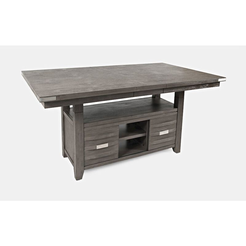 Altamonte Contemporary Rectangle Dining Table with Adjustable Height