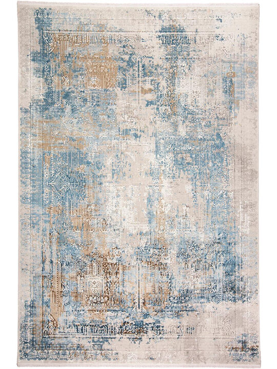 Cadiz 3890F Blue/Gray/Gold 3'1" x 5' Rug