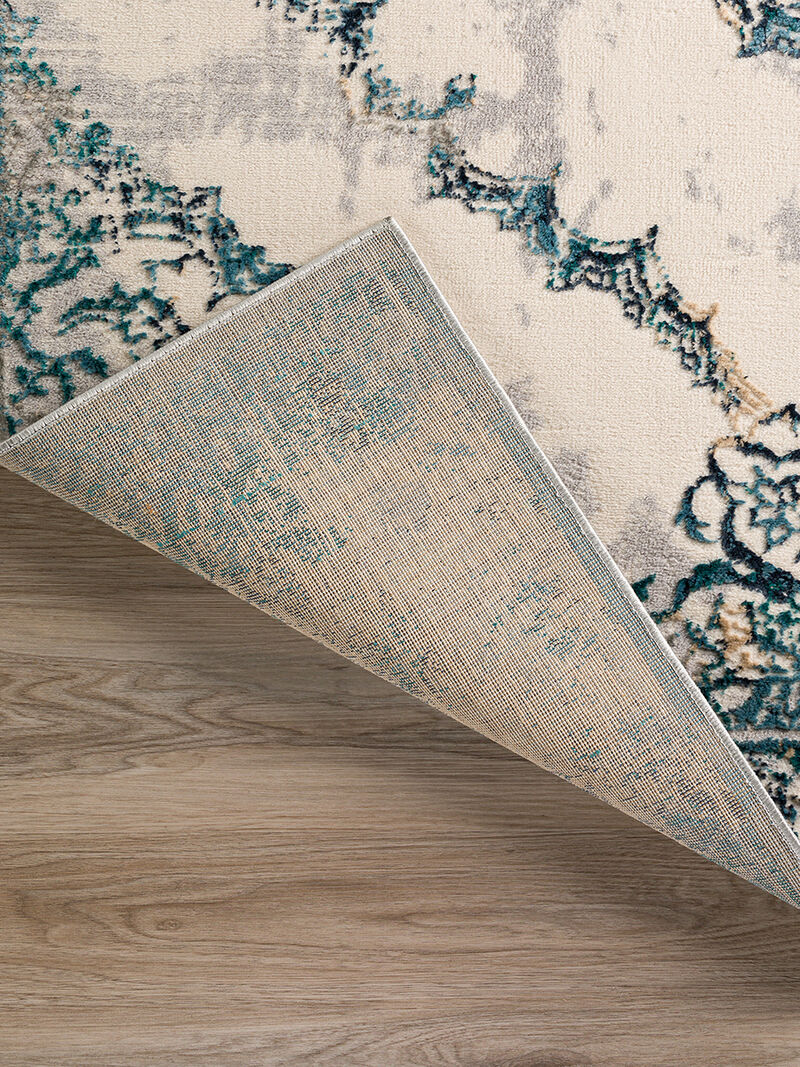 Karma KM23 Ivory 3'3" x 5'1" Rug