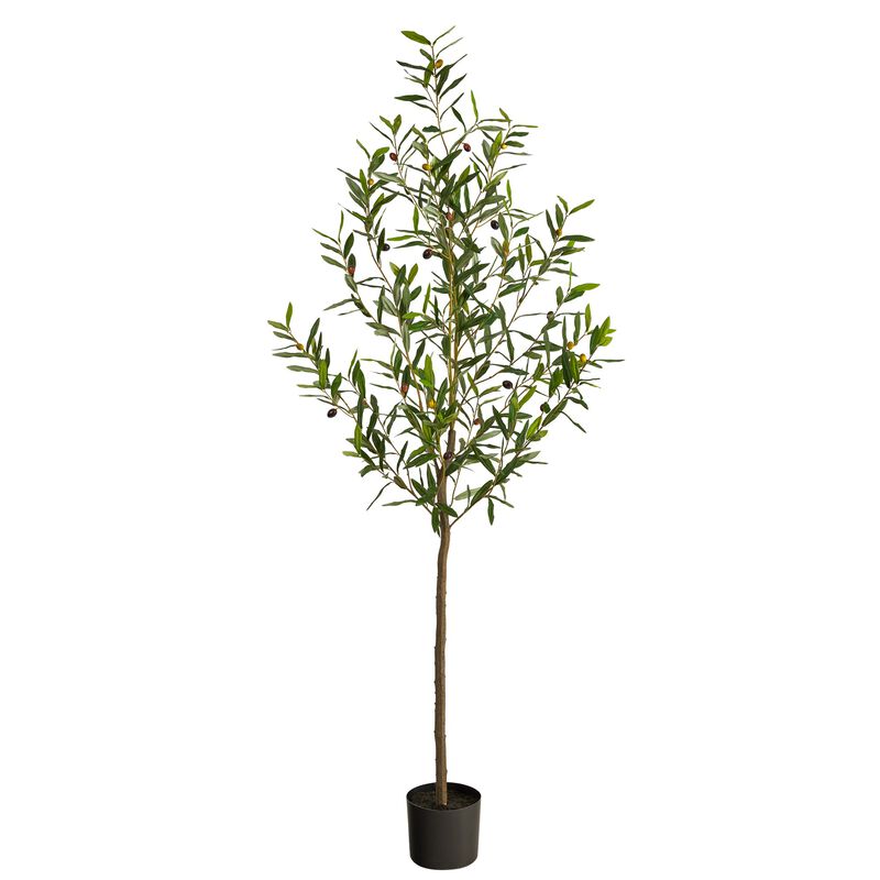 Hivvago 6 Feet Olive Artificial Tree