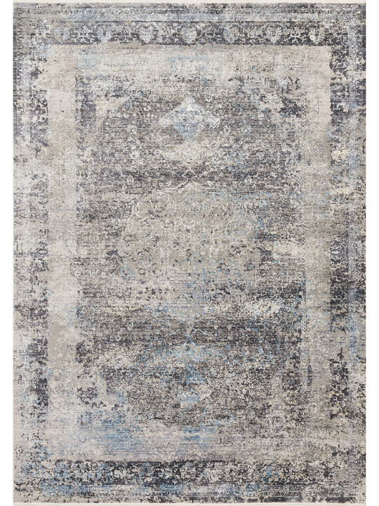 Franca FRN03 Charcoal/Sky 7'10" x 10'2" Rug