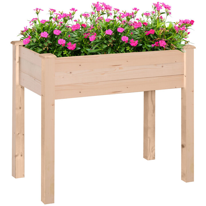 Streamdale Elevated Garden Bed with Drainage, Perfect for Plants