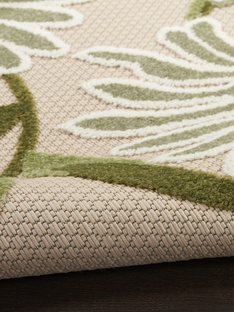 Aloha ALH33 Ivory/Green 9' x 12' Rug