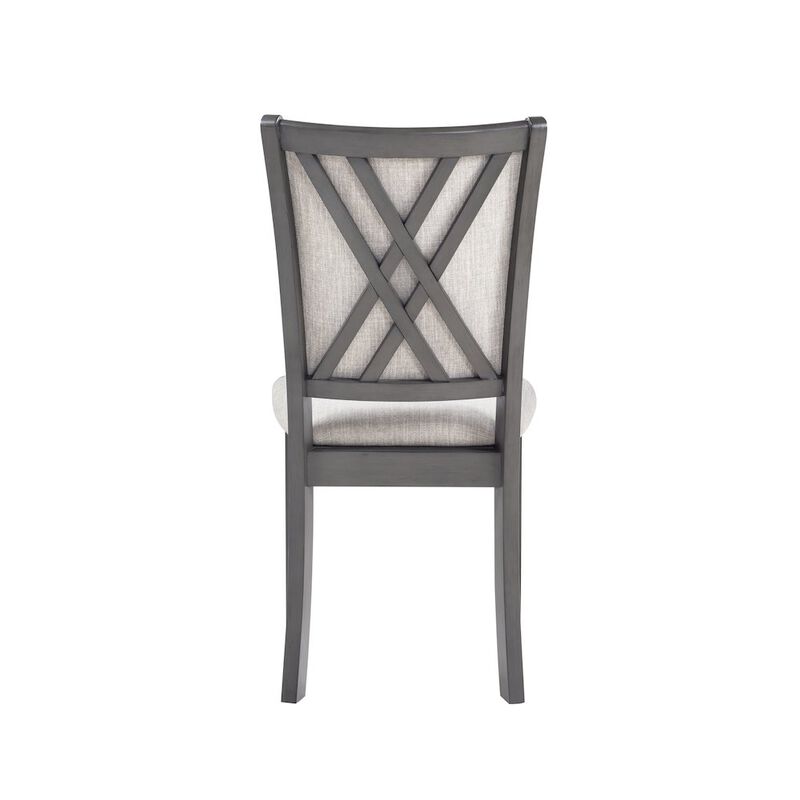 New Classic Furniture Amy Dining Chair (2/Ctn)-Gray