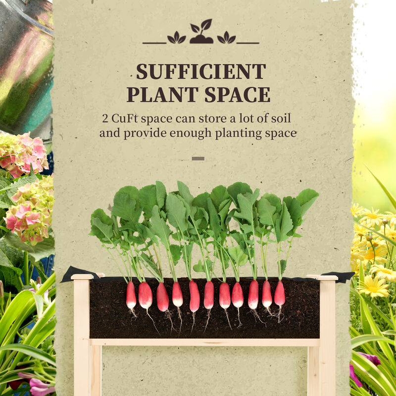 Streamdale Elevated Garden Bed with Drainage, Perfect for Plants
