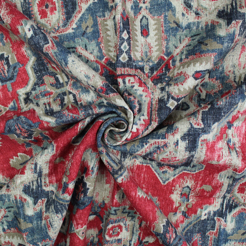 6ix Tailors Fine Linens Charvelle Red/Blue Decorative Throw Pillows