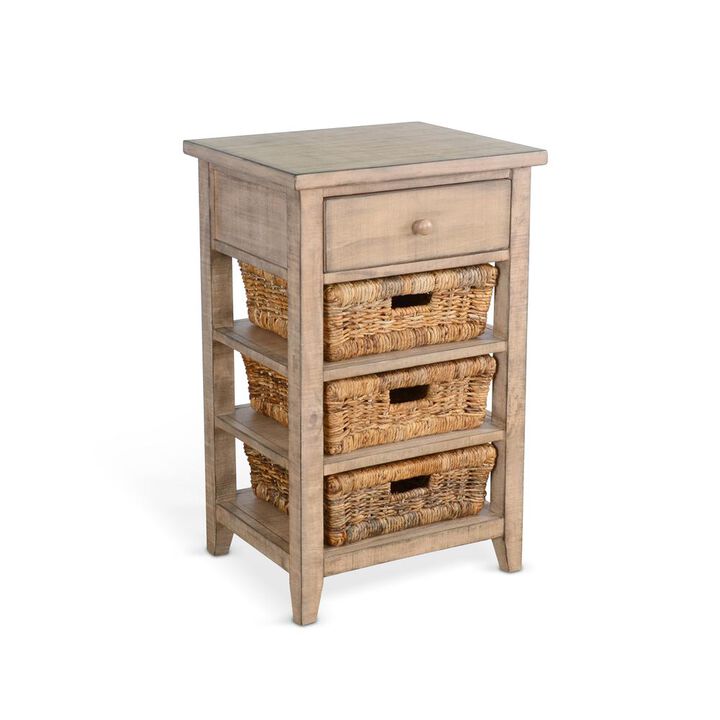 Sunny Designs Beach Pebble Storage Table