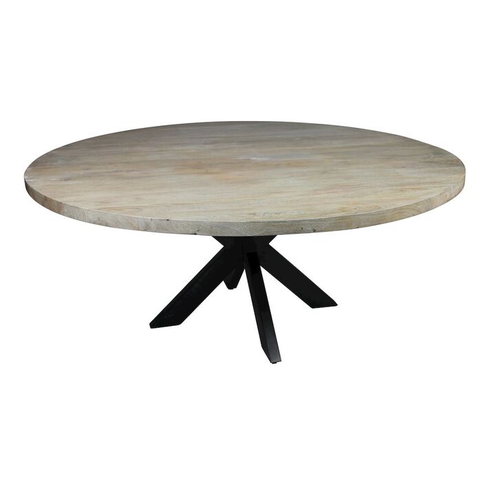 Alex Hamilton Felix 60 Dining Table with Iron Legs