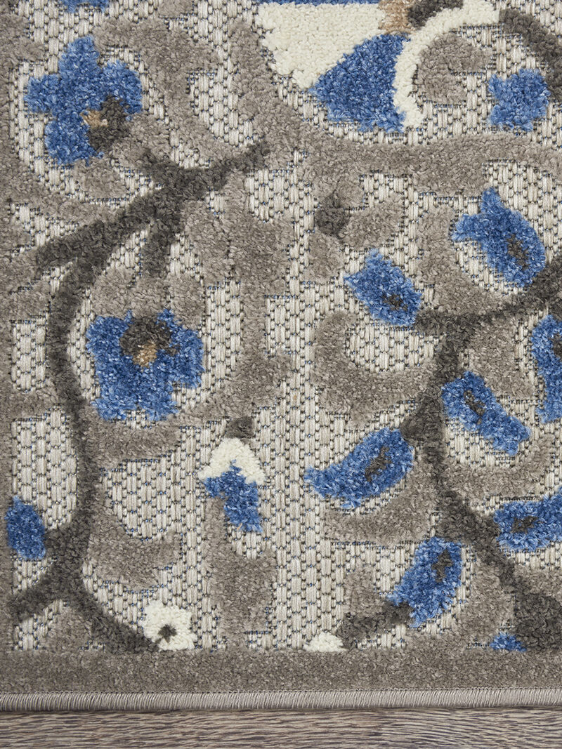 Aloha ALH20 Gray/Multicolor 3'6" x 5'6" Rug