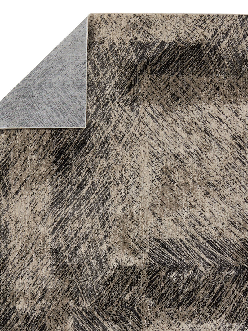 Graphite Dairon Black 8' x 10' Rug