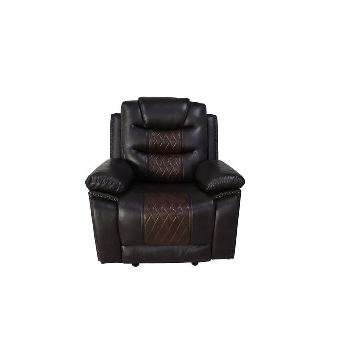 New Classic Furniture Nikko Glider Recliner W/Pwr Fr-Brown