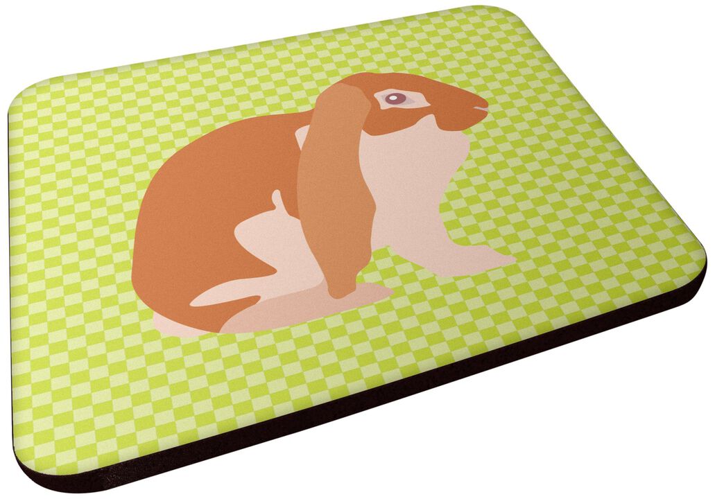 Caroline's Treasures English Lop Rabbit Green Decorative coasters, 3.5, Multicolor