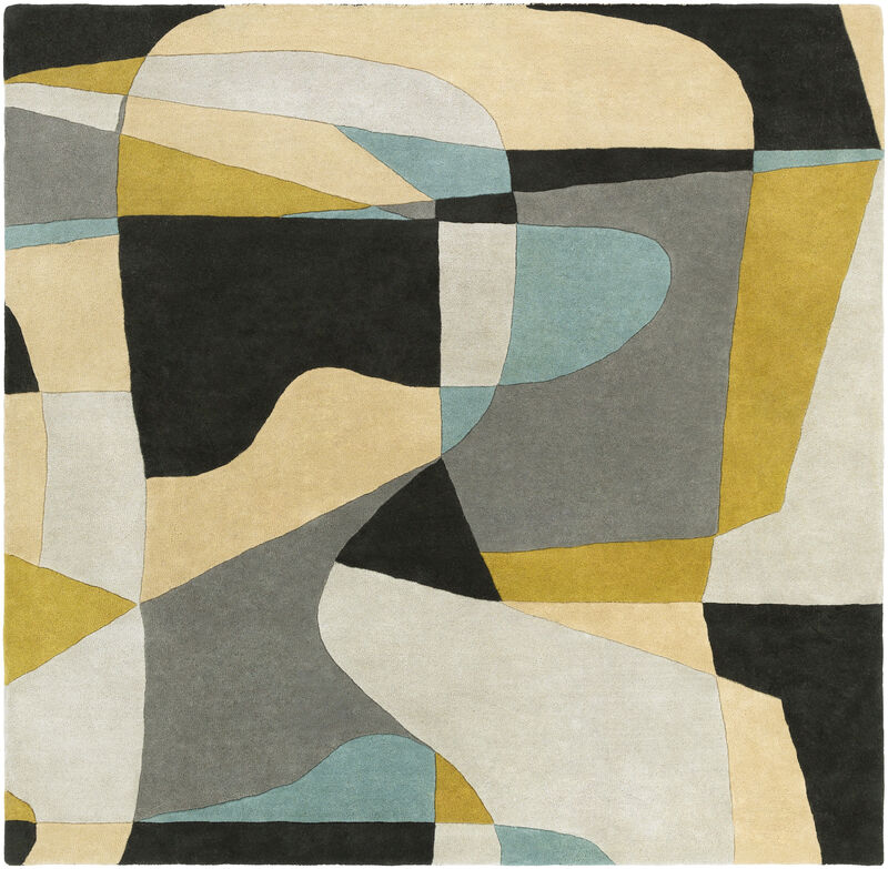 Forum FM-7195 4' x 6' Green Rug