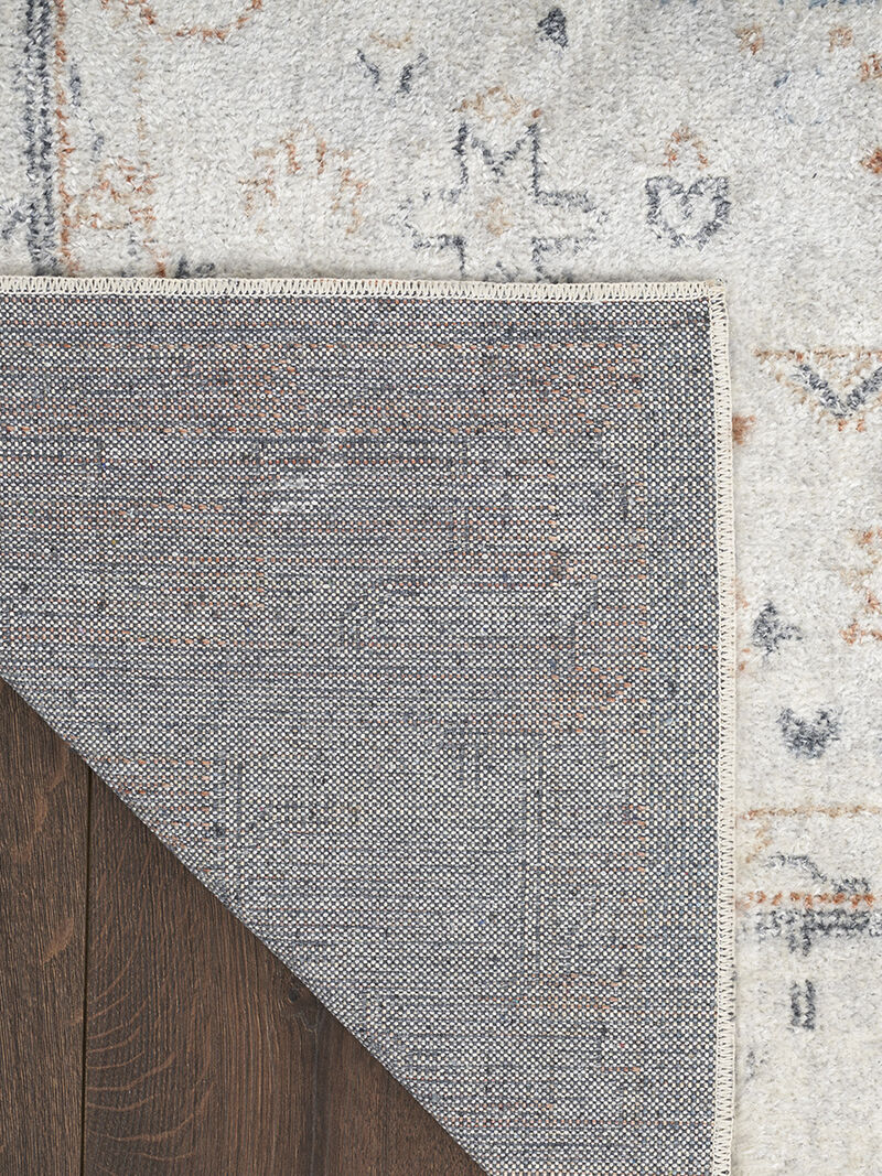 Astra Machine Washable ASW11 Light Blue 3'3" x 5' Rug