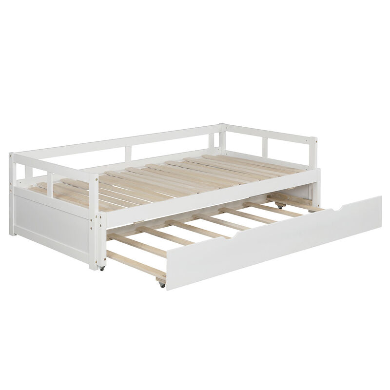 Merax Extending Daybed with Trundle