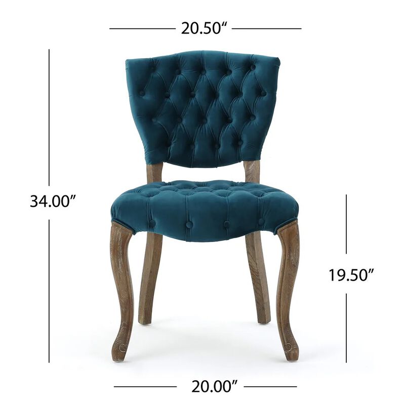 Merax Traditional Style Tufted Dining Chair 2 Pieces