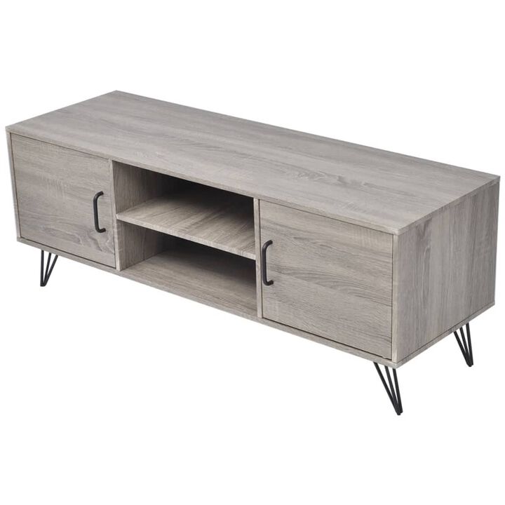 vidaXL TV Cabinet 47.2"x15.7"x17.7" Gray