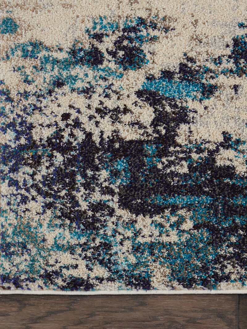 Celestial CES02 Ivory/Blue 3'11" x 5'11" Rug