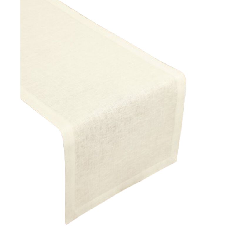 Solino Home 100% Pure Linen Table Runner | Fete for Valentine;s