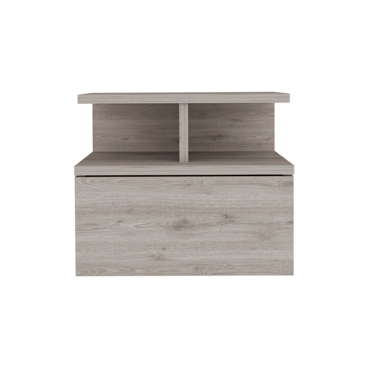 Nightstand Floating Flopini, Bedroom, Light Gray