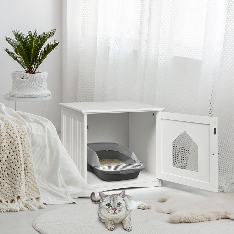 Sidetable Nightstand Weatherproof Multi-function Cat House