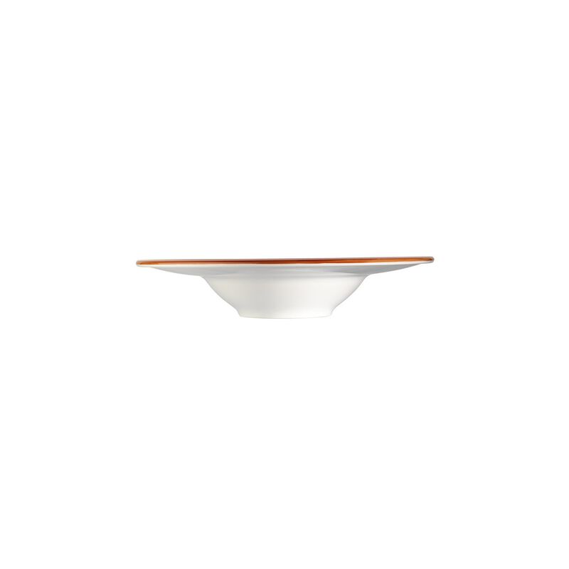 Grain dia.11" h:2.5" 14 oz. Round Decorated Porcelain Bowl (Set of 2)