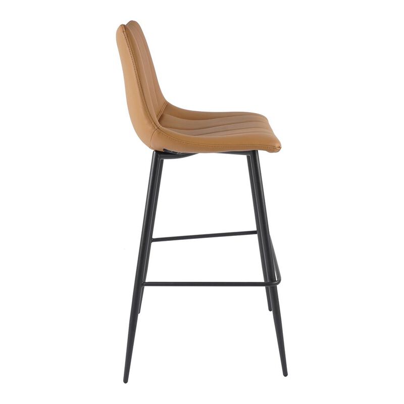 Moe�s Alibi Barstool Tan-Set Of Two