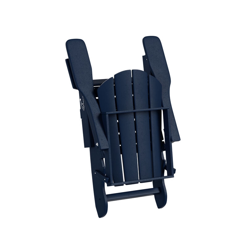 WestinTrends 3-Piece Outdoor Patio Adirondack Chairs with Side Table Set