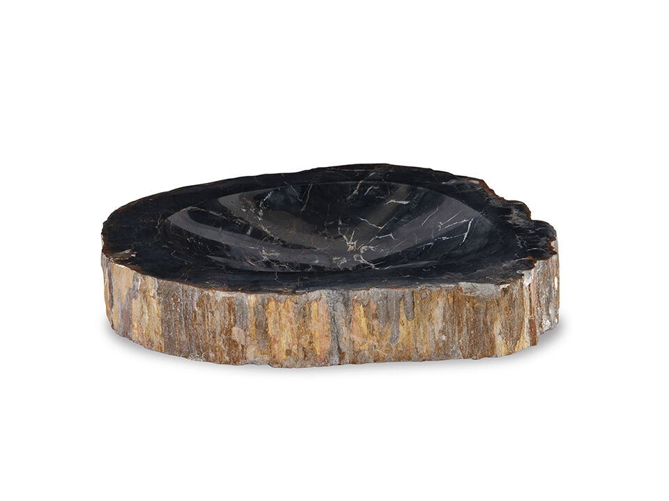 Grey Petrified Bowl
