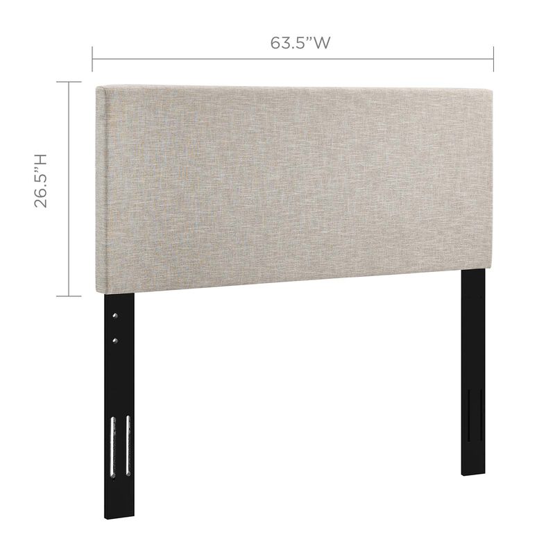 Modway - Taylor Full / Queen Upholstered Linen Fabric Headboard