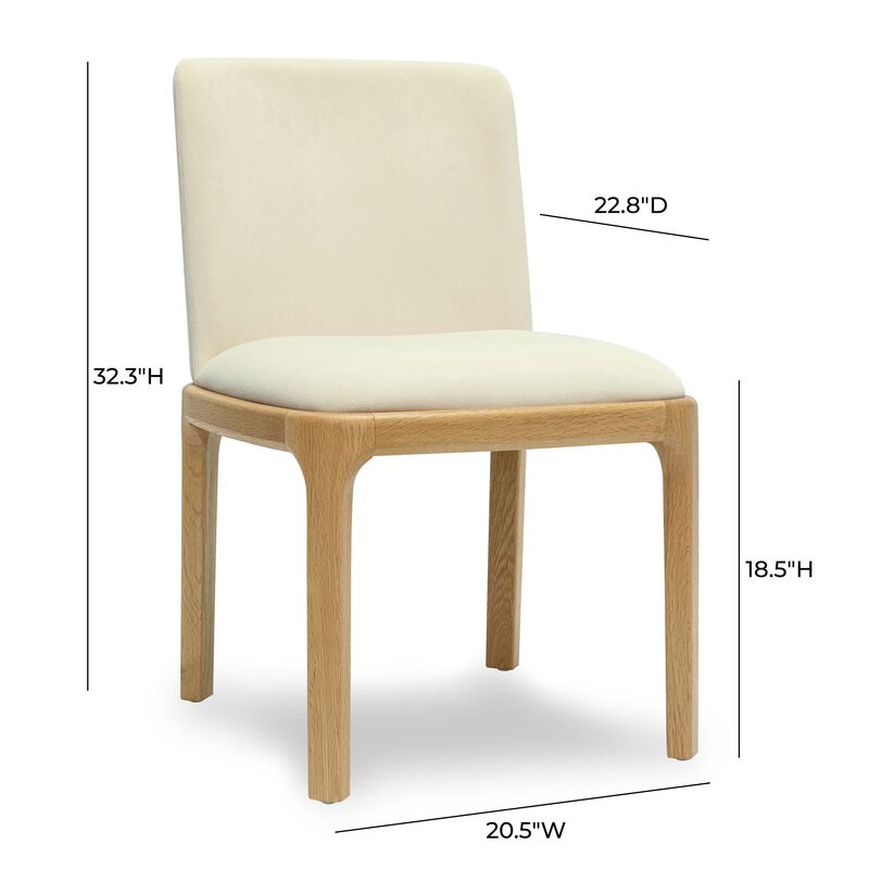 Rebecca Light Blue Performance Velvet Dining Chair