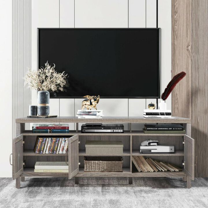 Hivvago Universal TV Stand Entertainment Media Center for TV's up to 65 Inch