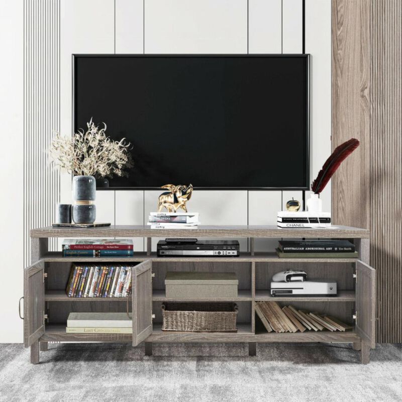 Hivvago Universal TV Stand Entertainment Media Center for TV's up to 65 Inch
