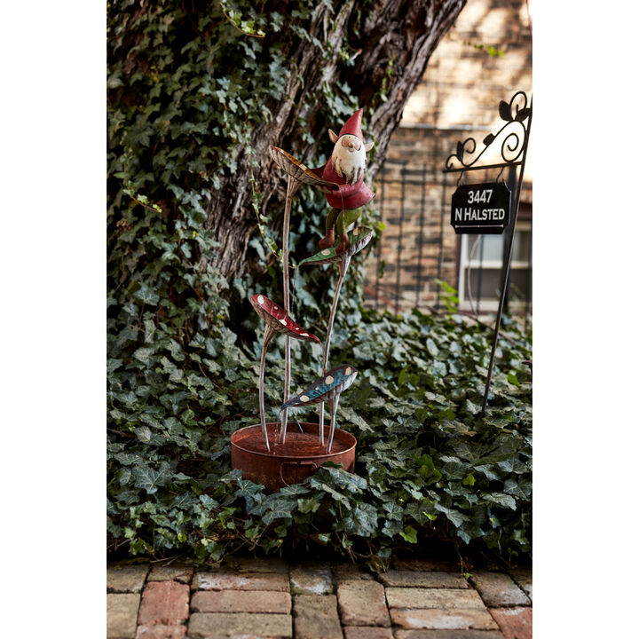 Iron Garden Fountain – Decorative Outdoor Water Feature for Home, Yard, and Patio Decor